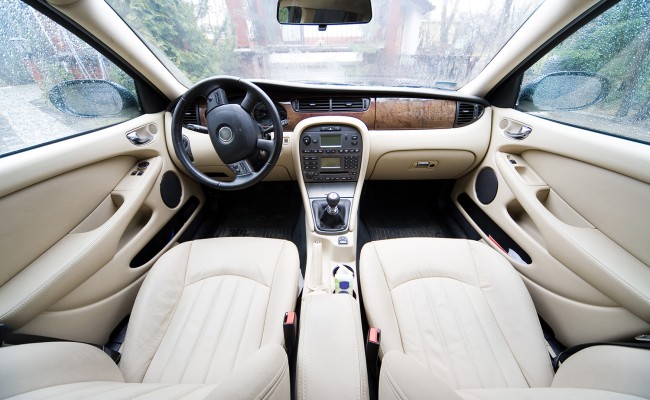 interior of exclusive car